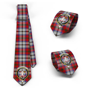 MacCulloch Dress Tartan Classic Necktie with Family Crest