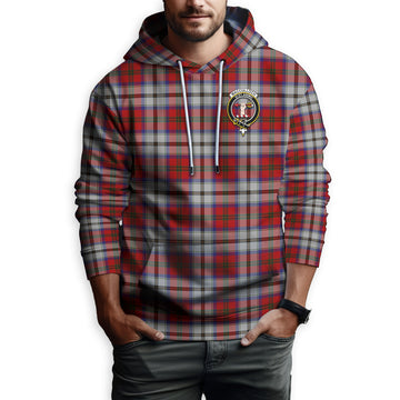 MacCulloch Dress Tartan Hoodie with Family Crest