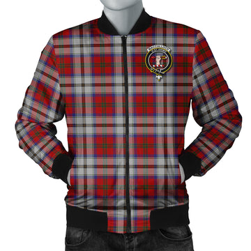 MacCulloch Dress Tartan Bomber Jacket with Family Crest