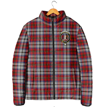 MacCulloch Dress Tartan Padded Jacket with Family Crest