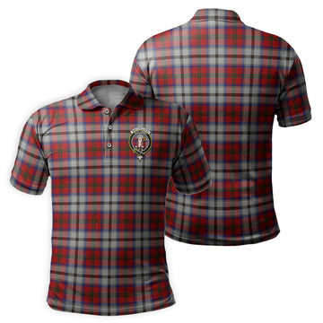 MacCulloch Dress Tartan Men's Polo Shirt with Family Crest