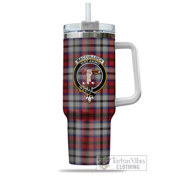 MacCulloch Dress Tartan and Family Crest Tumbler with Handle