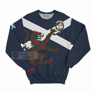 Tartan Vibes Clothing MacCulloch (McCulloch) Tartan Lion Rampant Sweatshirt – Proudly Display Your Heritage with Alba Gu Brath and Clan Name