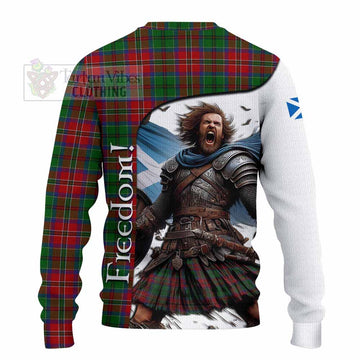 MacCulloch (McCulloch) Crest Tartan Knitted Sweater Inspired by the Freedom of Scottish Warrior