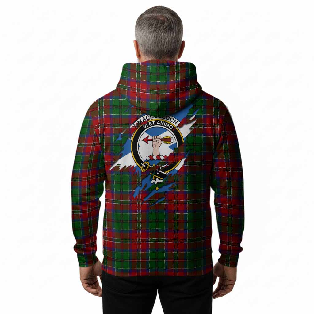 MacCulloch (McCulloch) Clan Crest In Me Tartan Hoodie Scotland Flag Style
