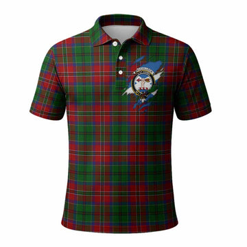 MacCulloch (McCulloch) Clan Crest In Me Tartan Polo Shirt Scotland Flag Style