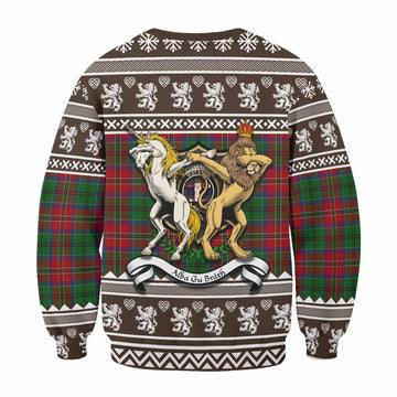 MacCulloch (McCulloch) Clan Tartan Crest Christmas Sweatshirt Coat of Arms Funny Style