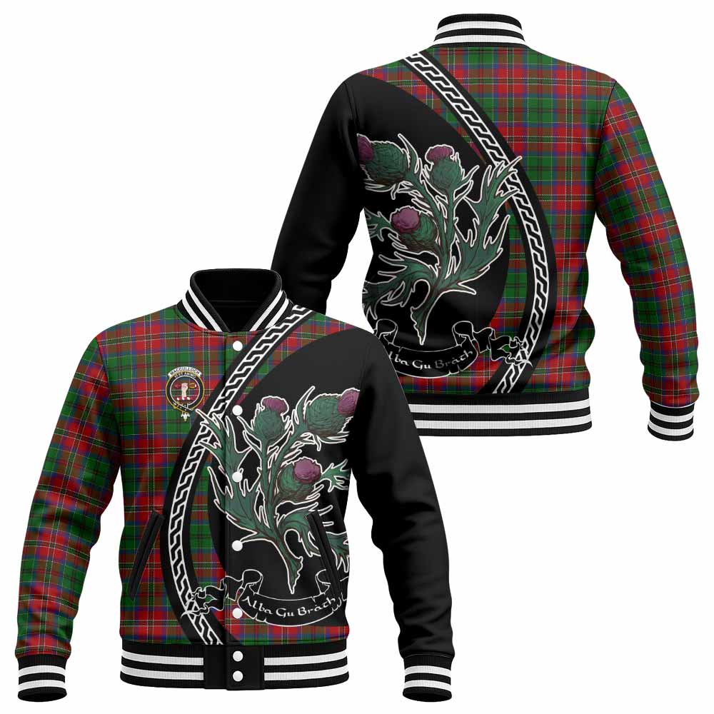 MacCulloch (McCulloch) Family Crest Tartan Baseball Jacket Alba Thistle Inspired - Tartan Vibes Clothing