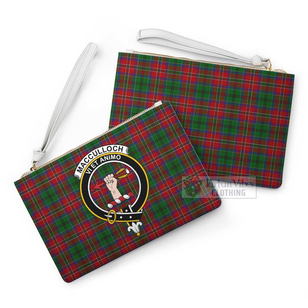 Tartan Vibes Clothing MacCulloch (McCulloch) Family Crest Tartan Clutch Bag
