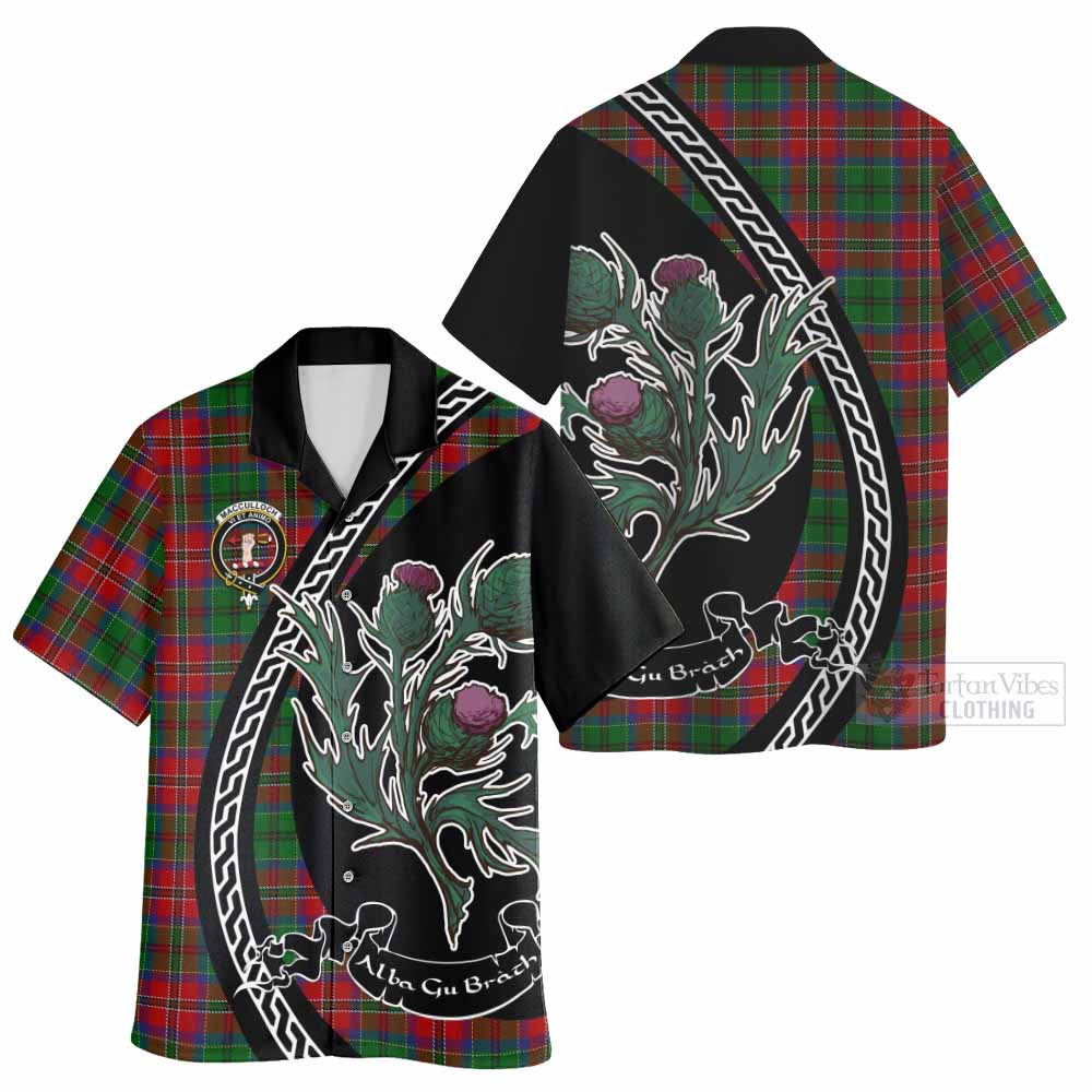 MacCulloch (McCulloch) Family Crest Tartan Hawaiian Shirt Alba Thistle Inspired - Tartan Vibes Clothing