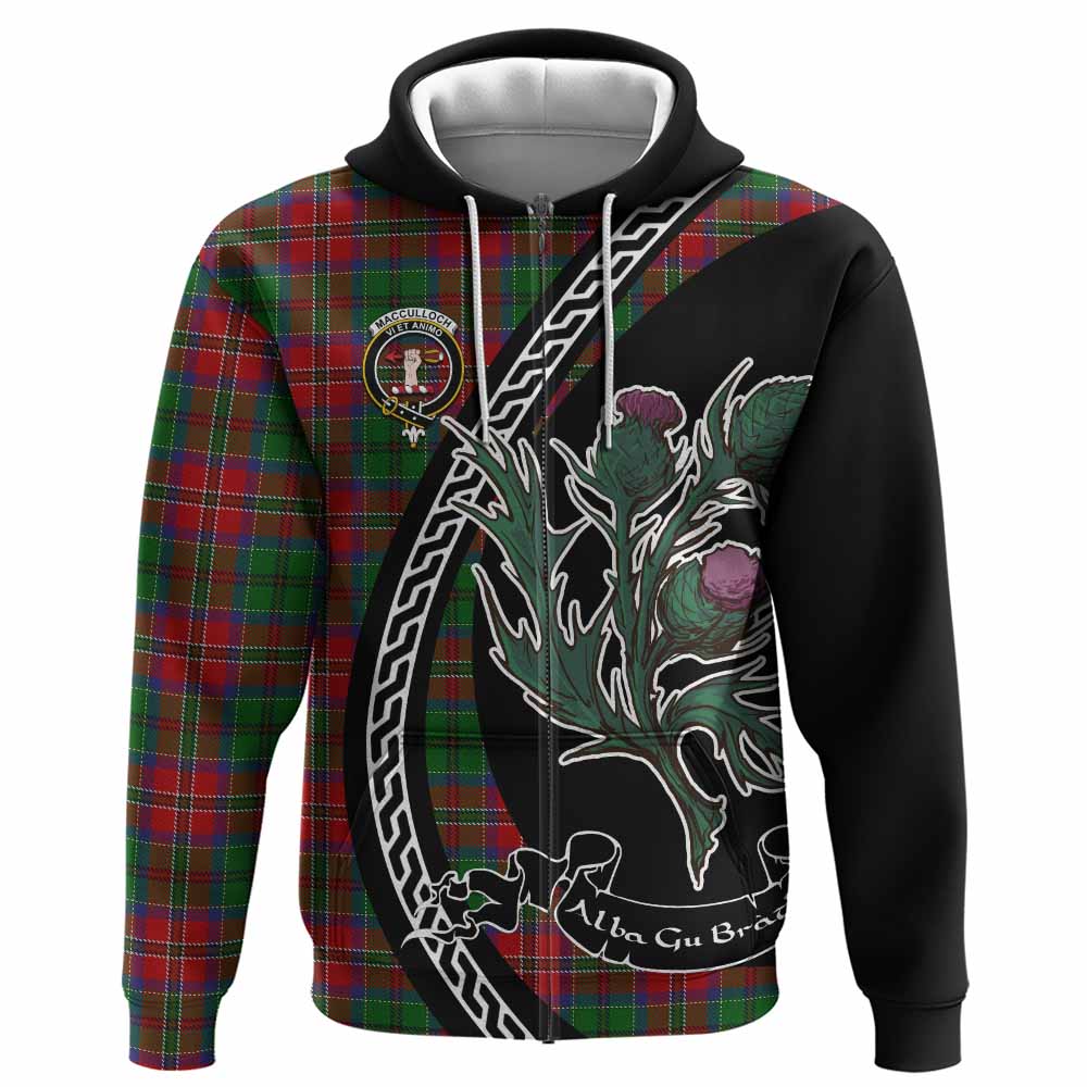 MacCulloch (McCulloch) Family Crest Tartan Hoodie Alba Thistle Inspired - Tartan Vibes Clothing