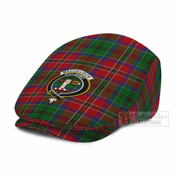 MacCulloch (McCulloch) Family Crest Tartan Jeff Cap, Tartan Flat Cap