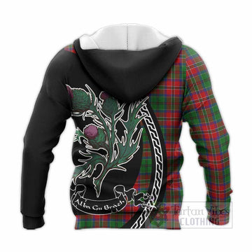 MacCulloch (McCulloch) Family Crest Tartan Knitted Hoodie Alba Thistle Inspired