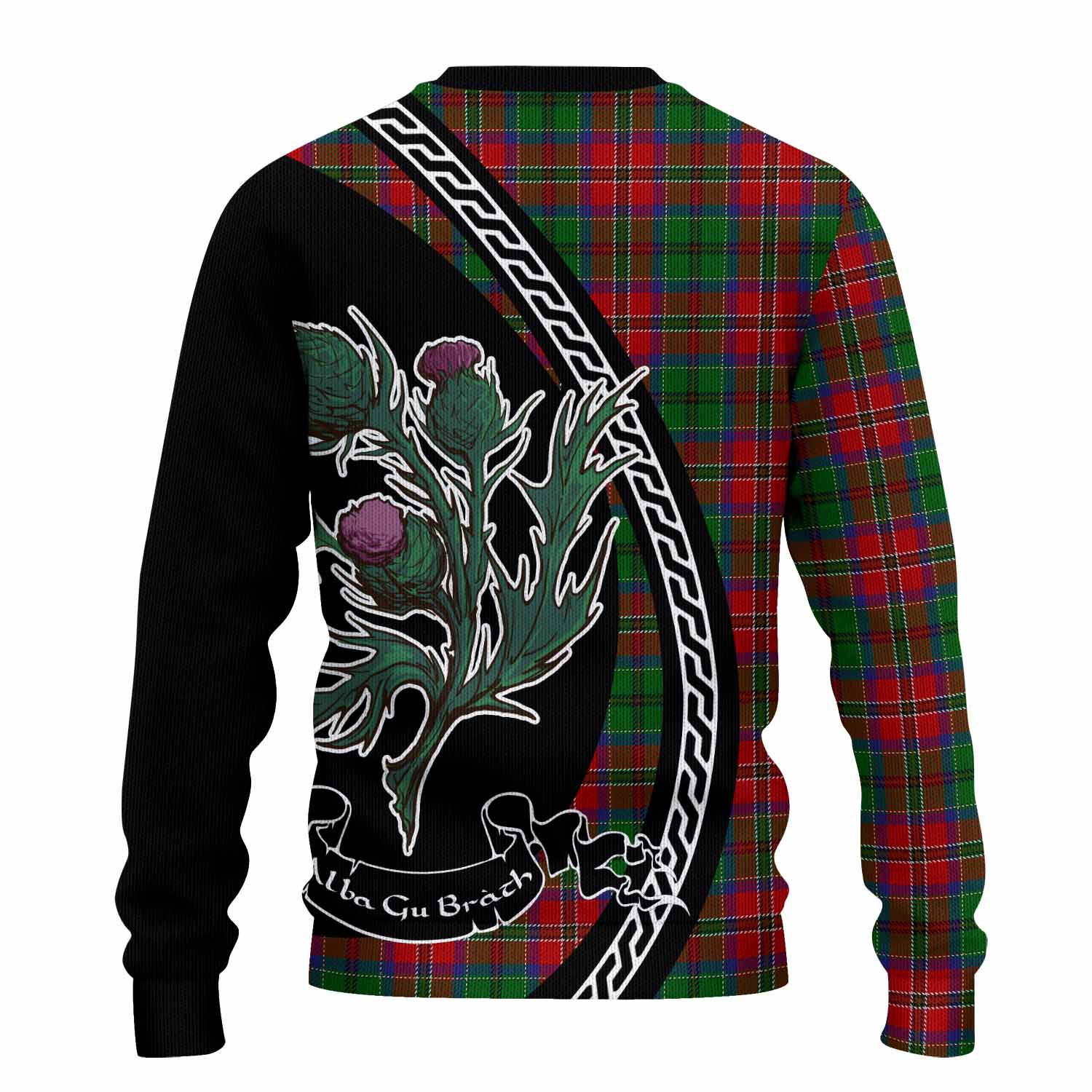 MacCulloch (McCulloch) Family Crest Tartan Knitted Sweater Alba Thistle Inspired - Tartan Vibes Clothing