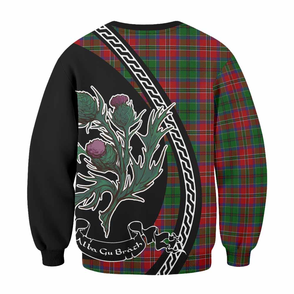 MacCulloch (McCulloch) Family Crest Tartan Sweatshirt Alba Thistle Inspired - Tartan Vibes Clothing