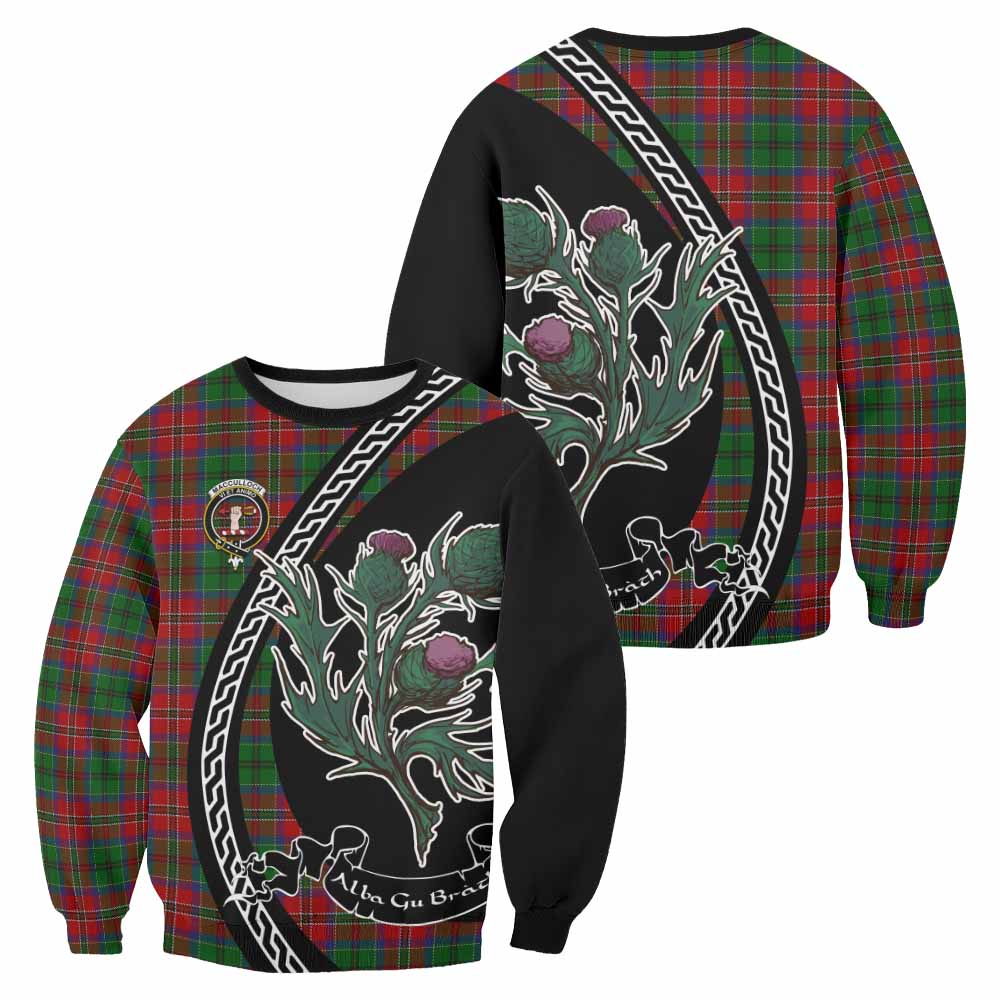 MacCulloch (McCulloch) Family Crest Tartan Sweatshirt Alba Thistle Inspired - Tartan Vibes Clothing