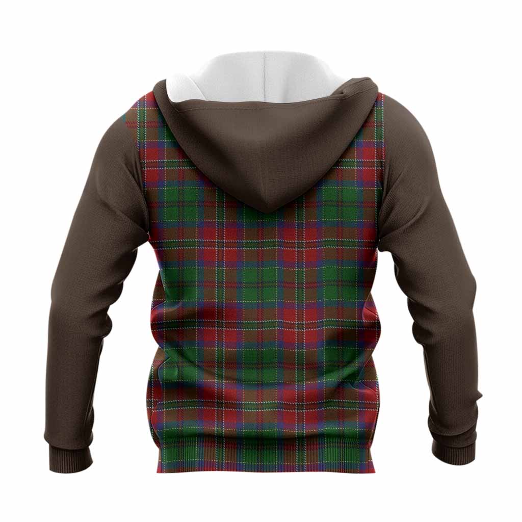 MacCulloch (McCulloch) Tartan Accent Knitted Hoodie with Family Crest