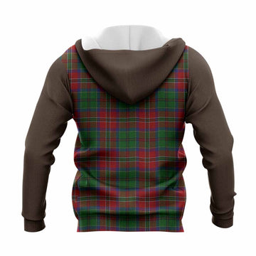 MacCulloch (McCulloch) Tartan Accent Knitted Hoodie with Family Crest