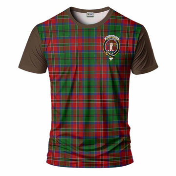 MacCulloch (McCulloch) Tartan Accent T-Shirt with Family Crest