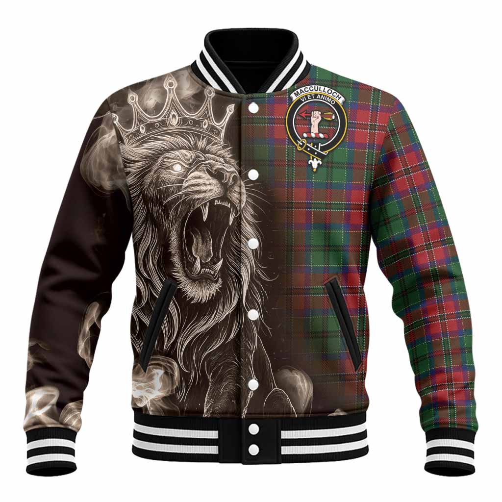 MacCulloch (McCulloch) Tartan Baseball Jacket Roaring Lion Heritage