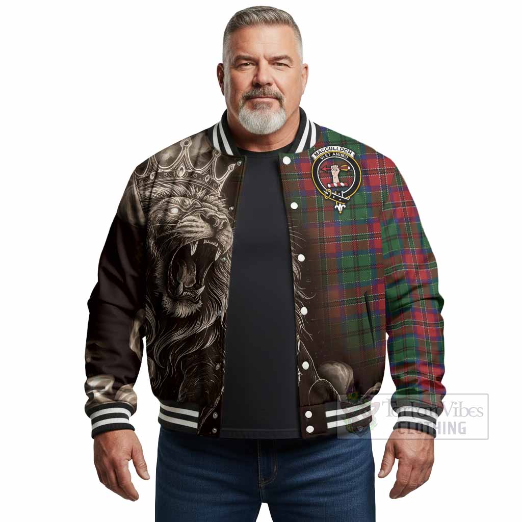 MacCulloch (McCulloch) Tartan Baseball Jacket Roaring Lion Heritage