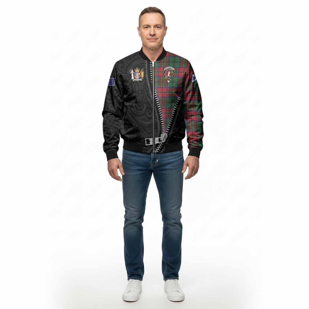 MacCulloch (McCulloch) Tartan Bomber Jacket New Zealand Pattern Unique Zipper Stylized