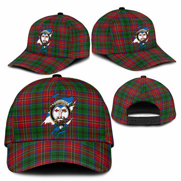MacCulloch (McCulloch) Tartan Classic Cap with Family Crest In Me Style