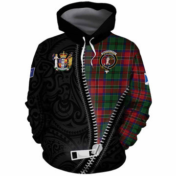 MacCulloch (McCulloch) Tartan Cotton Hoodie New Zealand Pattern Unique Zipper Stylized