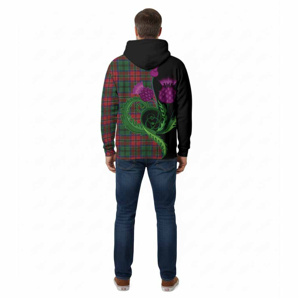 MacCulloch (McCulloch) Tartan Cotton Hoodie Traditional Scottish Thistle