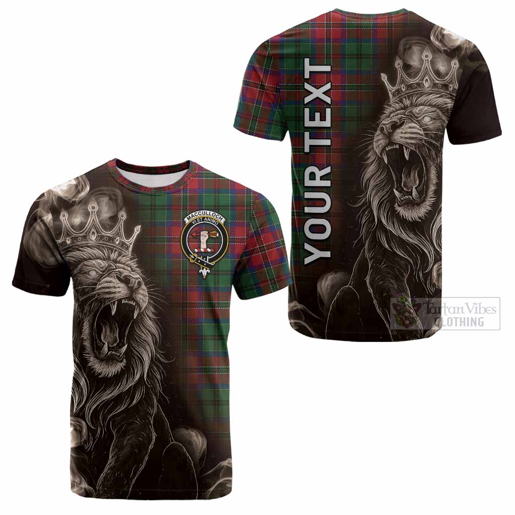 MacCulloch (McCulloch) Tartan Cotton T-shirt Roaring Lion Heritage