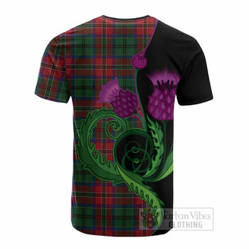 MacCulloch (McCulloch) Tartan Cotton T-shirt Traditional Scottish Thistle