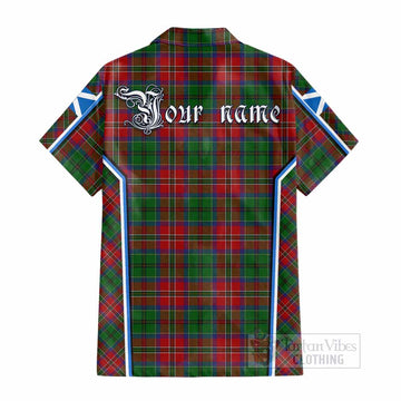 MacCulloch (McCulloch) Tartan Crest Cotton Hawaiian Shirt Scotland Coat of Arm Flag Style - Tartan Vibes Clothing