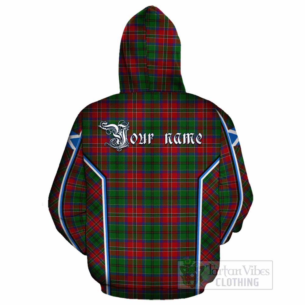 MacCulloch (McCulloch) Tartan Crest Cotton Hoodie Scotland Coat of Arm Flag Style - Tartan Vibes Clothing