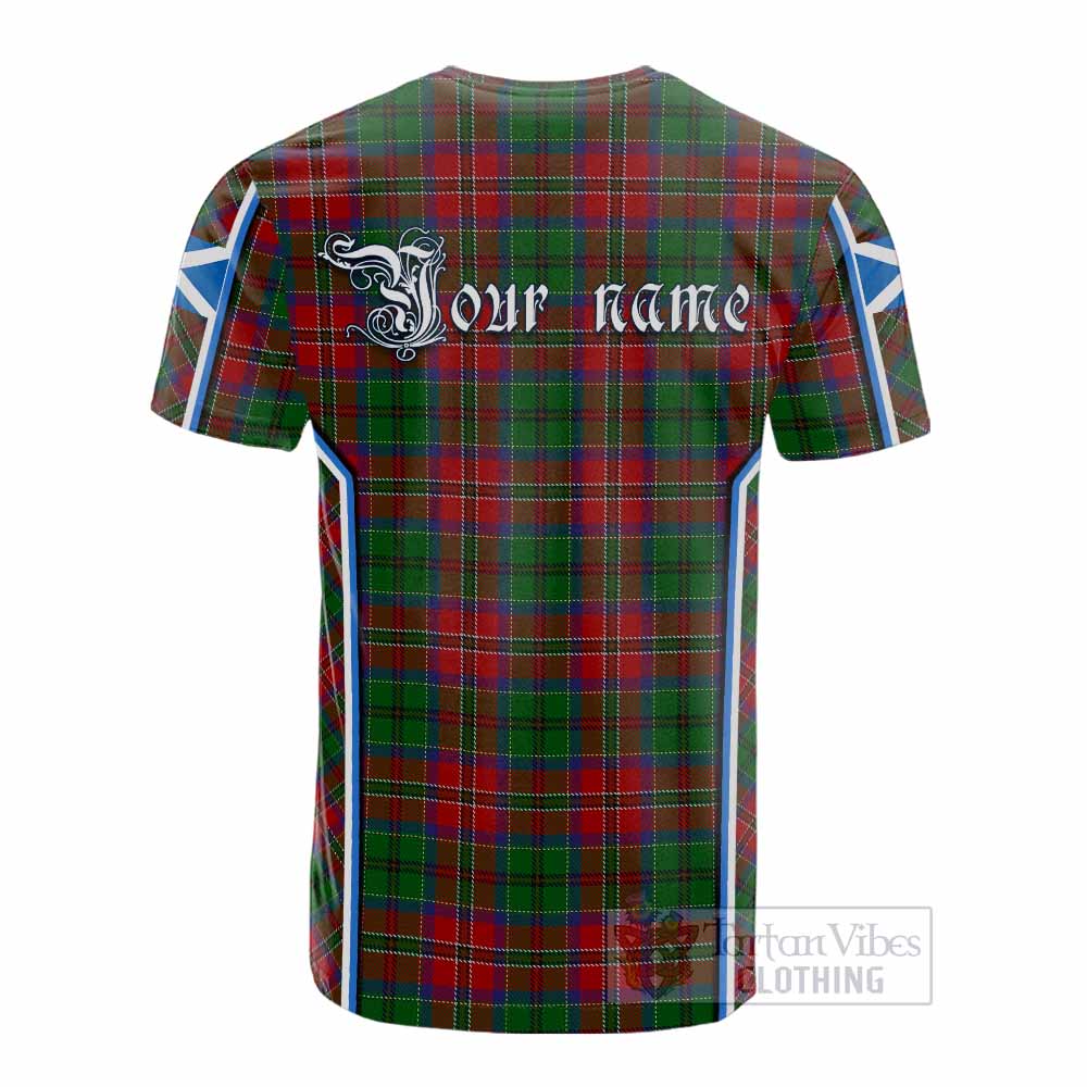 MacCulloch (McCulloch) Tartan Crest Cotton T-shirt Scotland Coat of Arm Flag Style - Tartan Vibes Clothing