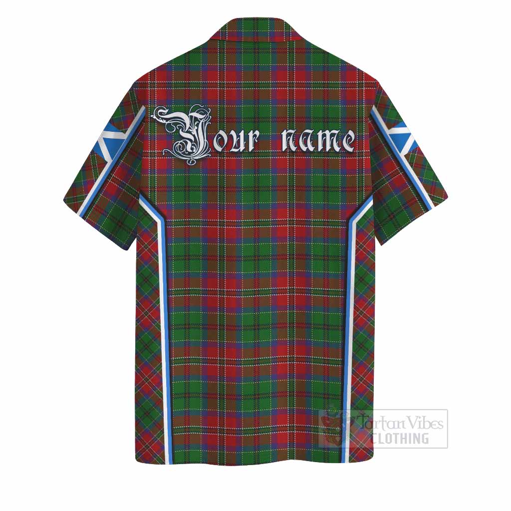 MacCulloch (McCulloch) Tartan Crest Hawaiian Shirt Scotland Coat of Arm Flag Style - Tartan Vibes Clothing