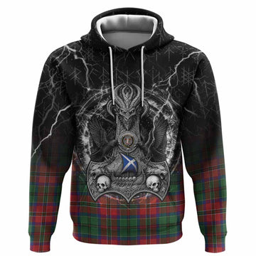 MacCulloch (McCulloch) Tartan Crest Hoodie Celtic Odin's Raven Legacy