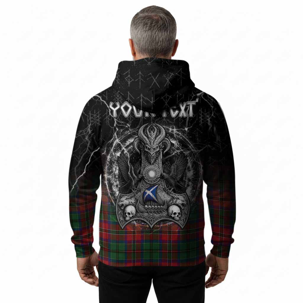 MacCulloch (McCulloch) Tartan Crest Hoodie Celtic Odin's Raven Legacy
