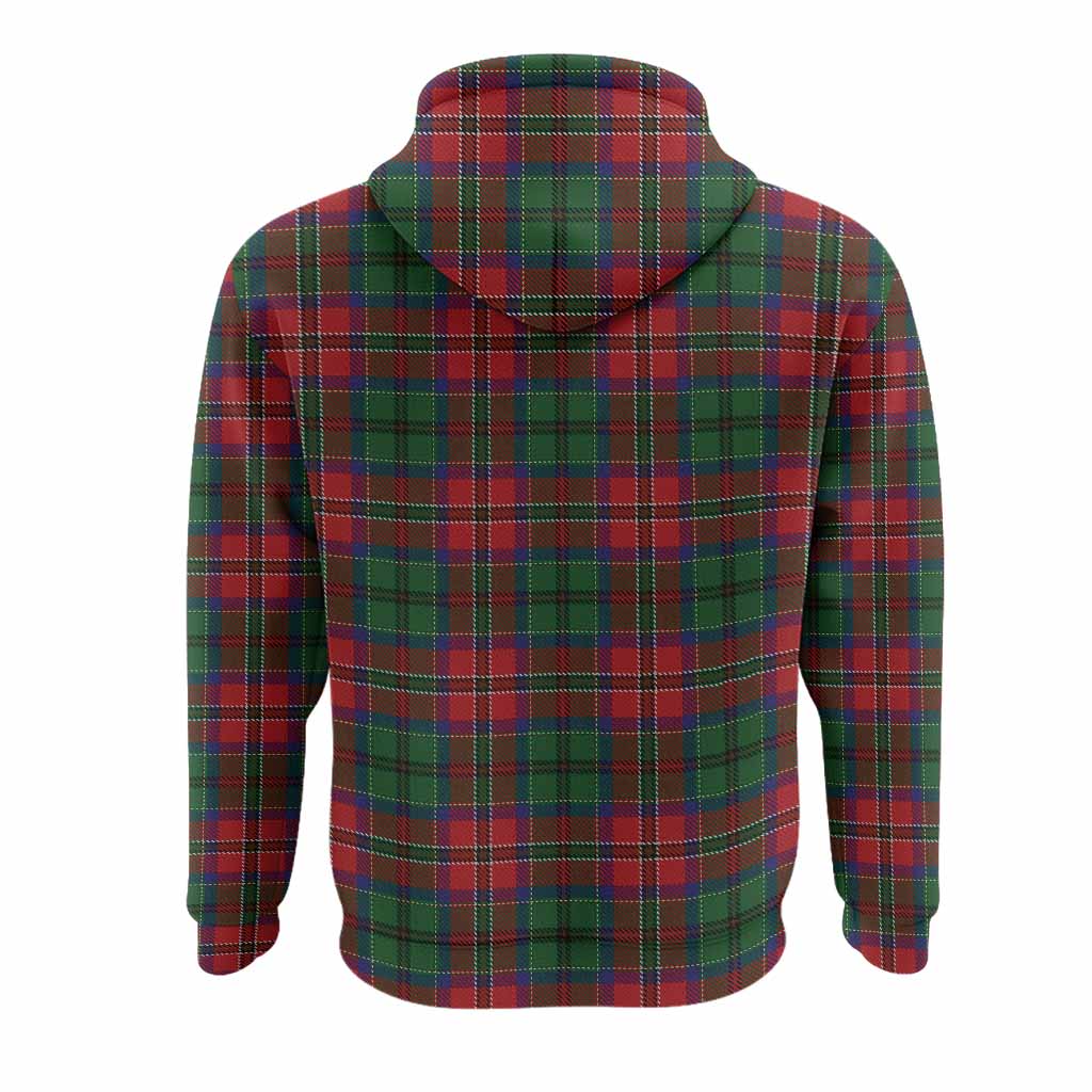 MacCulloch (McCulloch) Tartan Crest Hoodie Ferocious Lion Style