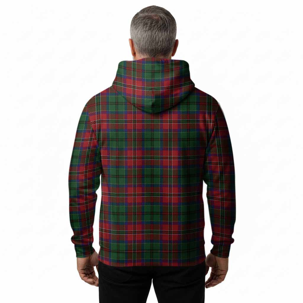 MacCulloch (McCulloch) Tartan Crest Hoodie Ferocious Lion Style