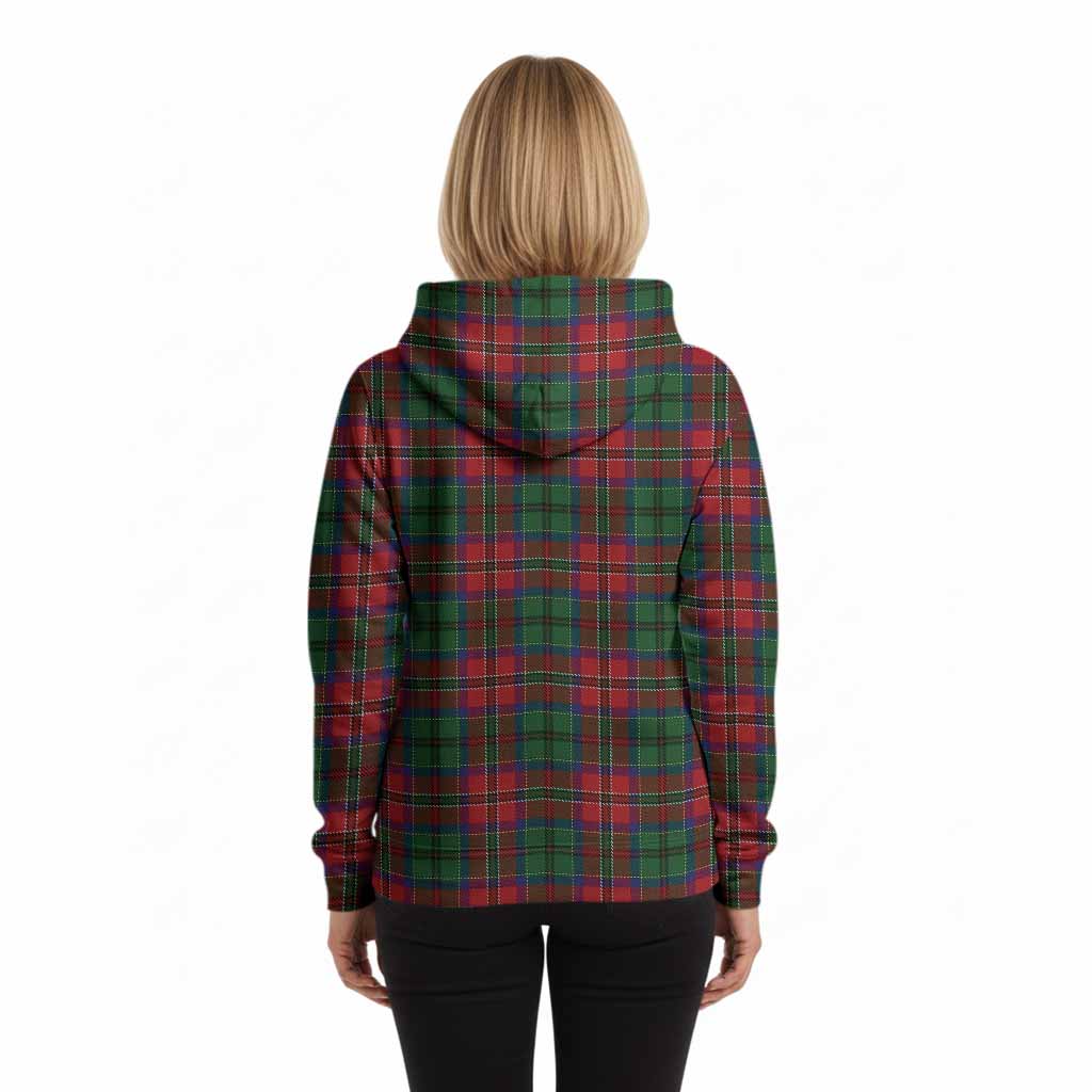 MacCulloch (McCulloch) Tartan Crest Hoodie Ferocious Lion Style