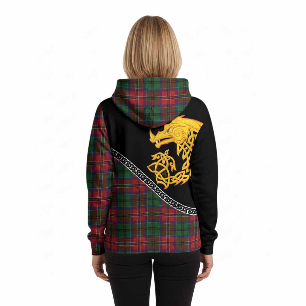 MacCulloch (McCulloch) Tartan Crest Hoodie Legendary Dragon Knot Half Style
