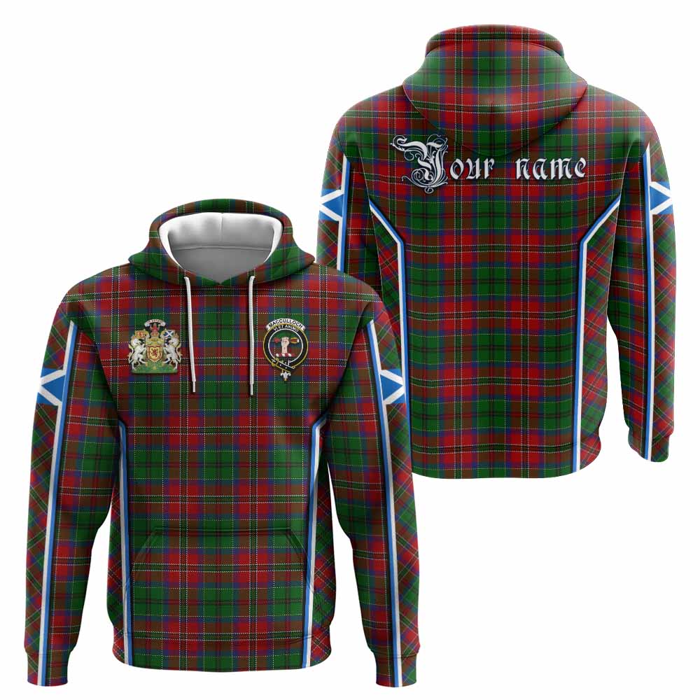 MacCulloch (McCulloch) Tartan Crest Hoodie Scotland Coat of Arm Flag Style - Tartan Vibes Clothing