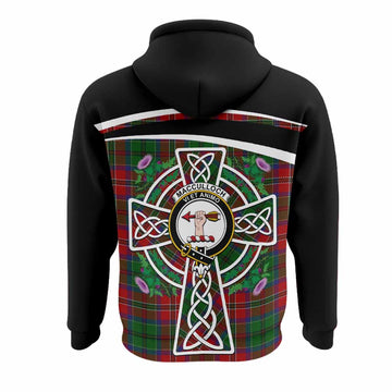MacCulloch (McCulloch) Tartan Crest Hoodie Scottish Thistle Celtic Cross Alba Gu Brath