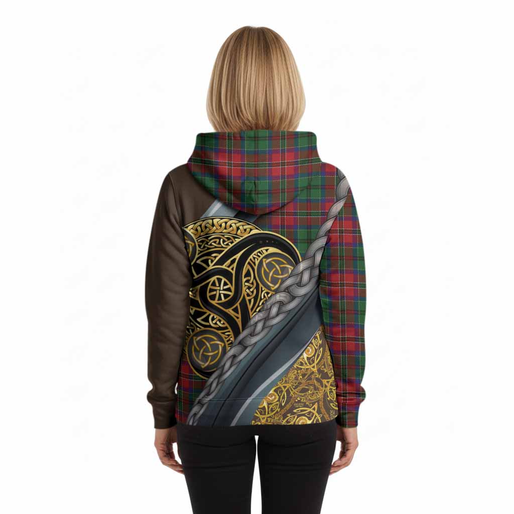 MacCulloch (McCulloch) Tartan Crest Hoodie Scottish Triskele Celtic