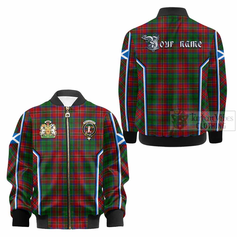 MacCulloch (McCulloch) Tartan Crest Kid Bomber Jacket Scotland Coat of Arm Flag Style - Tartan Vibes Clothing