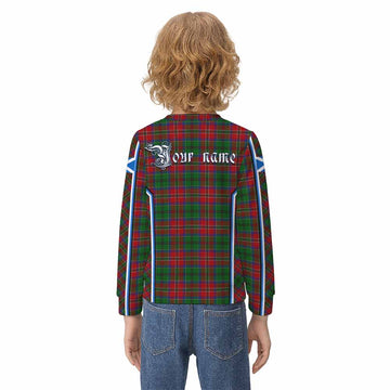 MacCulloch (McCulloch) Tartan Crest Kid Knitted Sweatshirt Scotland Coat of Arm Flag Style