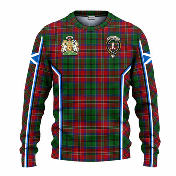MacCulloch (McCulloch) Tartan Crest Knitted Sweater Scotland Coat of Arm Flag Style - Tartan Vibes Clothing