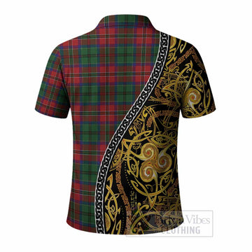 MacCulloch (McCulloch) Tartan Crest Polo Shirt Celtic Knot and Triple Trickle Spiral Symbols