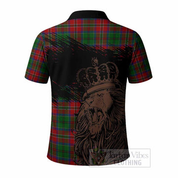 MacCulloch (McCulloch) Tartan Crest Polo Shirt Crowned Lion Heritage Style