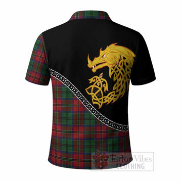 MacCulloch (McCulloch) Tartan Crest Polo Shirt Legendary Dragon Knot Half Style